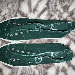 Corkys Green Canvas Women's Sneakers